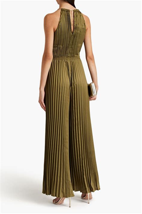 michael kors jumper women's|michael kors pleated jumpsuit.